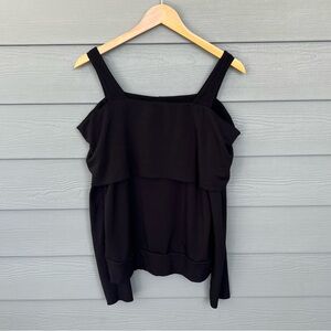 Bailey 44 Soulmate Cold Shoulder Long Sleeve Black Sweatshirt